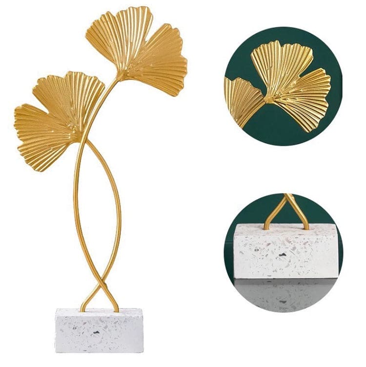 Modern Metal Leave Statue, Home Miniature Ornament, Iron Exquisite Home Décor Modern Metal Leave Statue, Home Miniature Ornament, Iron Exquisite Home Décor